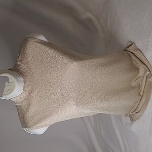 GISPA Made in Italy, no-sleeve, sparkle tank top